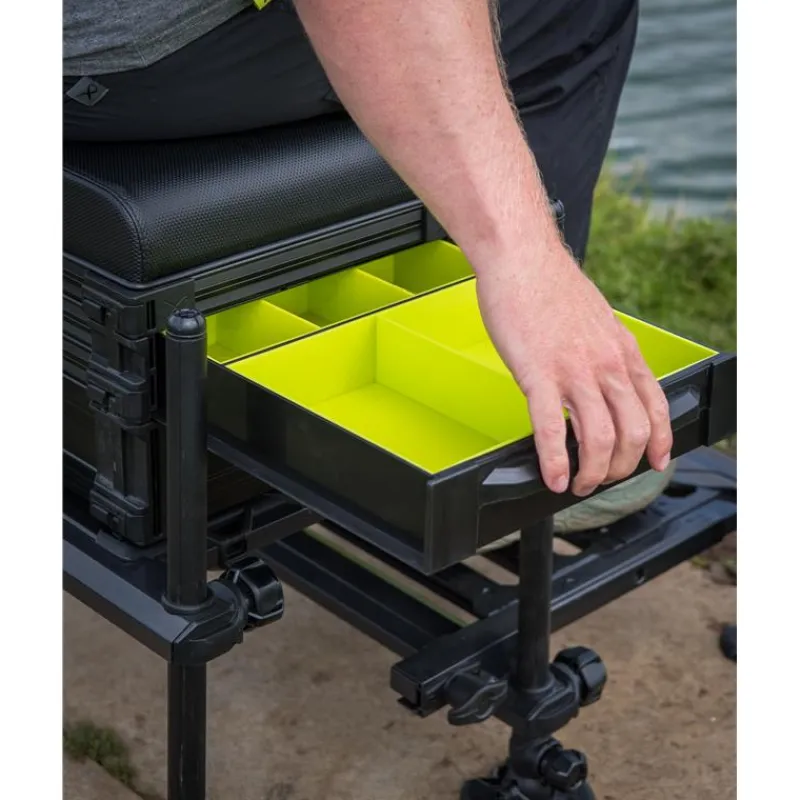 Fox Matrix Station F25 Pro Seatbox - Black Edition * Stations - Paniers Sièges