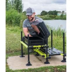 Fox Matrix Station F25 Pro Seatbox - Lime Edition * Stations - Paniers Sièges