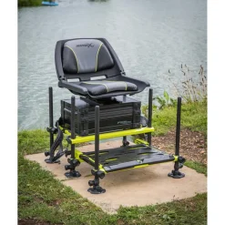 Fox Matrix Station F25 Pro Swivel Seatbox - Lime Edition * Stations - Paniers Sièges