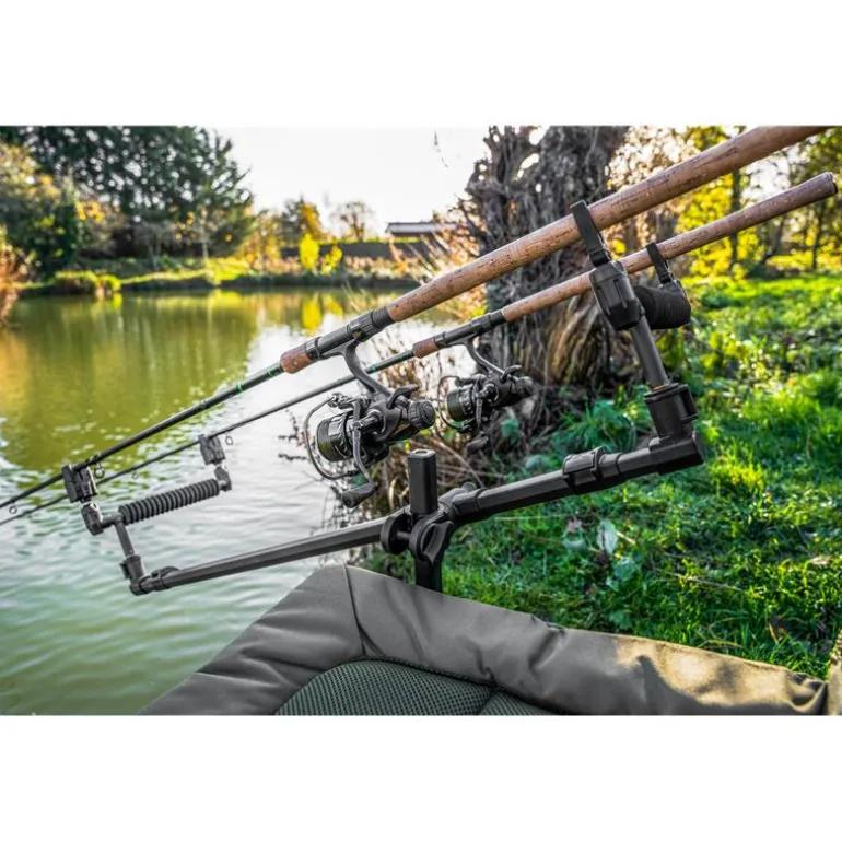 Support De Canne Korum Xs Two Rod Arm & Rests