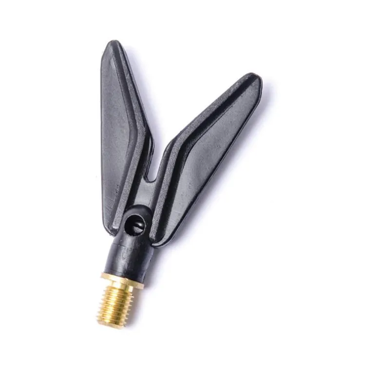 Support De Canne Leeda Flat V Rest Brass Thread