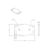 Pike n Bass Support Piedestal De Perche De Sonde Pike'n Bass Live Sur Glissière * Equipements Bateau & Annexe