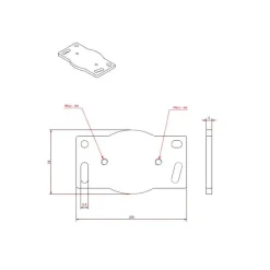 Pike n Bass Support Piedestal De Perche De Sonde Pike'n Bass Live Sur Glissière * Equipements Bateau & Annexe