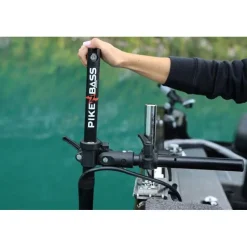Pike n Bass Support Piedestal De Perche De Sonde Pike'n Bass Live Sur Glissière * Equipements Bateau & Annexe