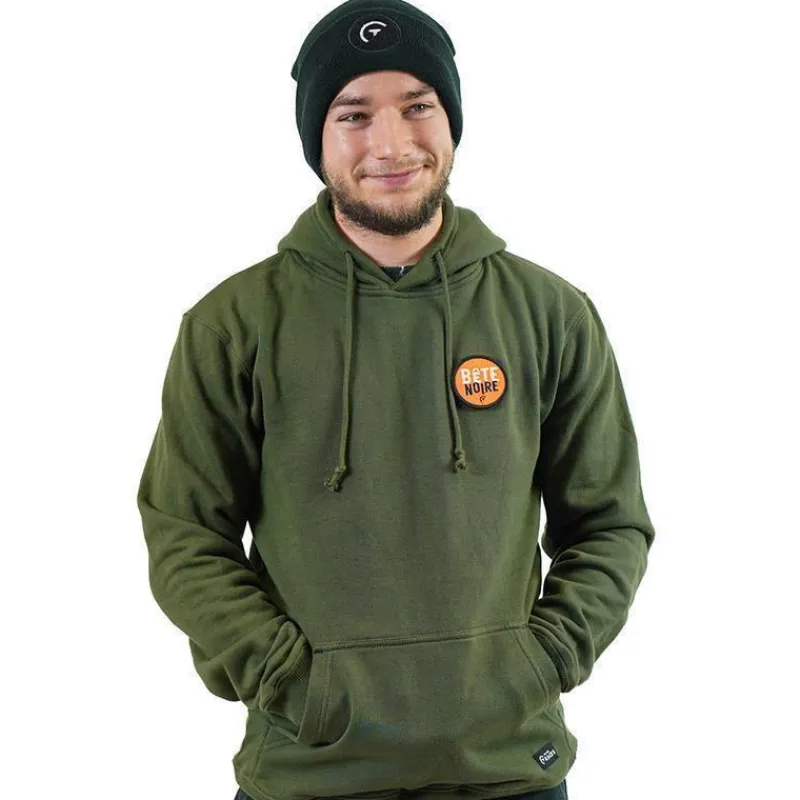 Sur vos traces Sweat À Capuche Pêche Personnalisable - Kaki * Calendriers De L'Avent|Calendriers De L'Avent