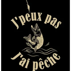 Bartavel Sweat Enfant Theme Pêche J'peux Pas J'ai Pêche - Orange * Sweats & Polaires