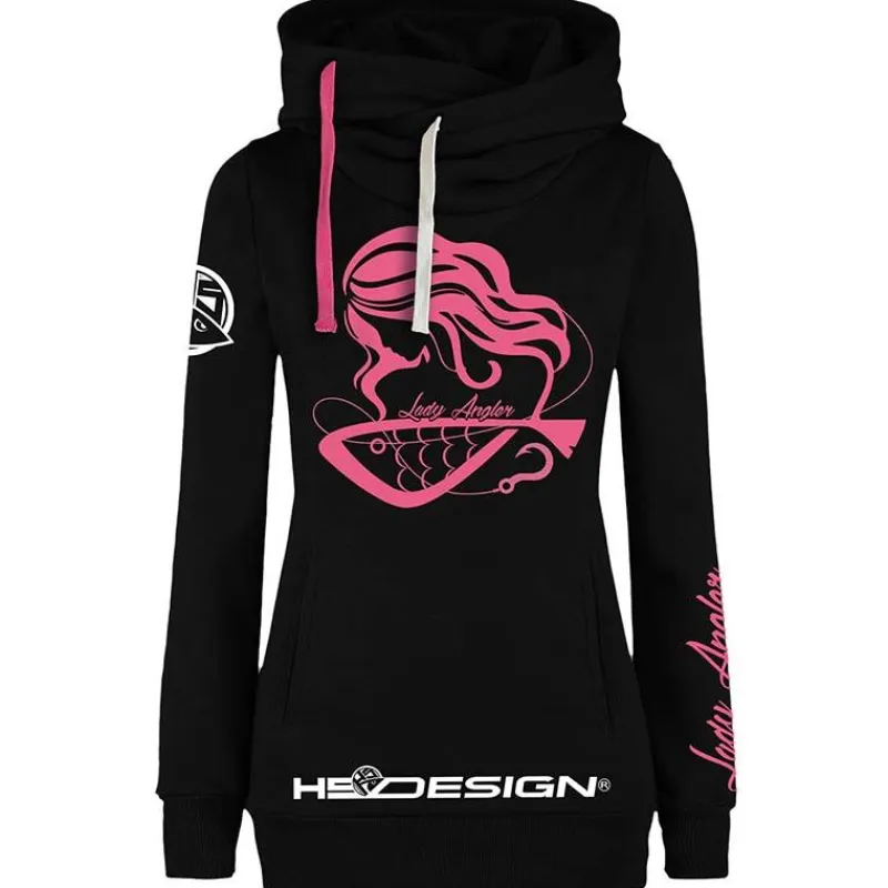 Hot Spot Design Sweat Femme Angler - Noir * Sweats & Polaires