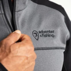 Adventer & Fishing Sweat Homme Trondheim - Titanium/Noir * Sweats & Polaires
