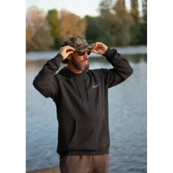 Avid Carp Sweat Homme Compound Hoodie - Noir * Sweats & Polaires