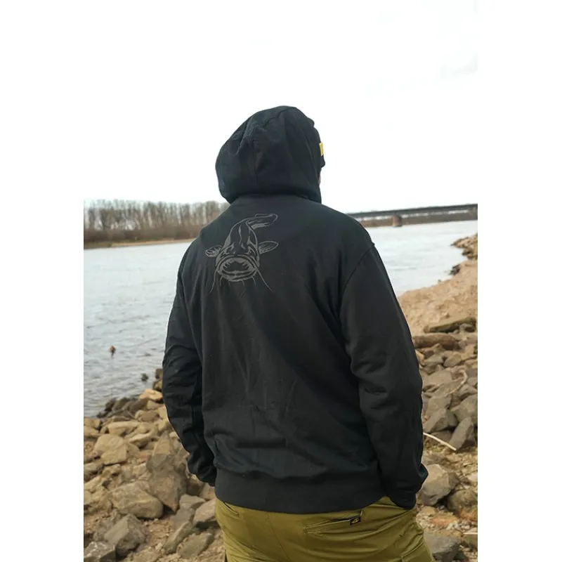 Black Cat Sweat Homme Black Hoody - Noir * Sweats & Polaires