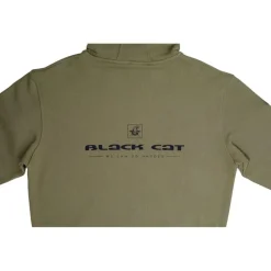 Black Cat Sweat Homme Hoodie - Kaki * Sweats & Polaires