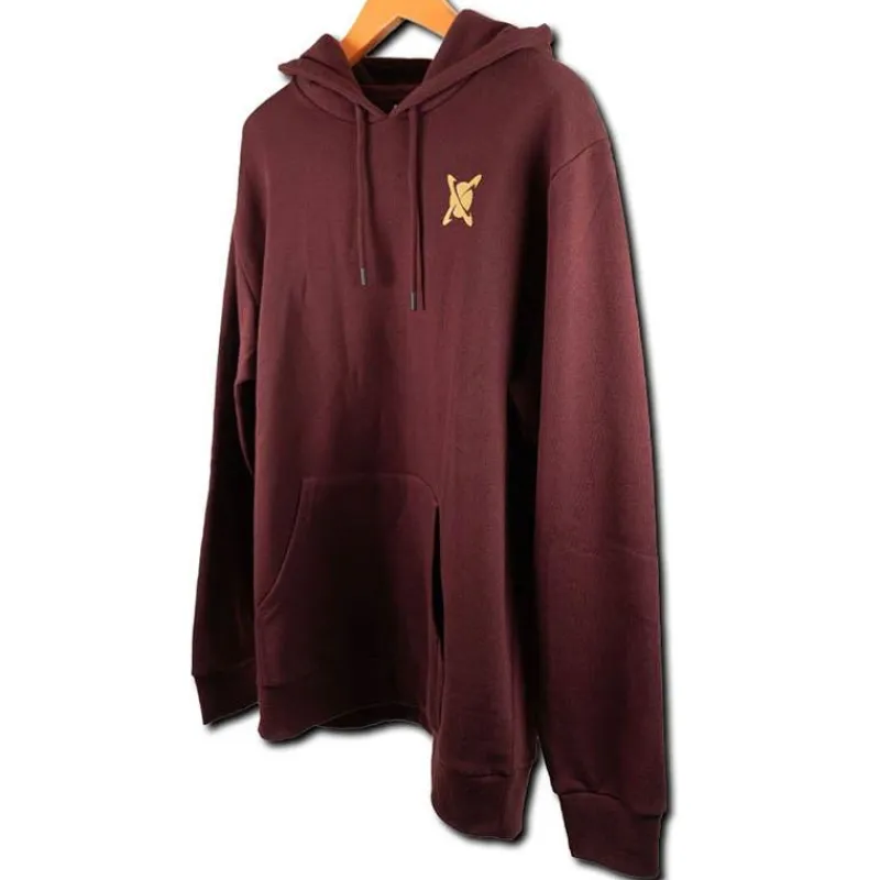 CC Moore Sweat Homme Hoodie - Burgundy * Sweats & Polaires