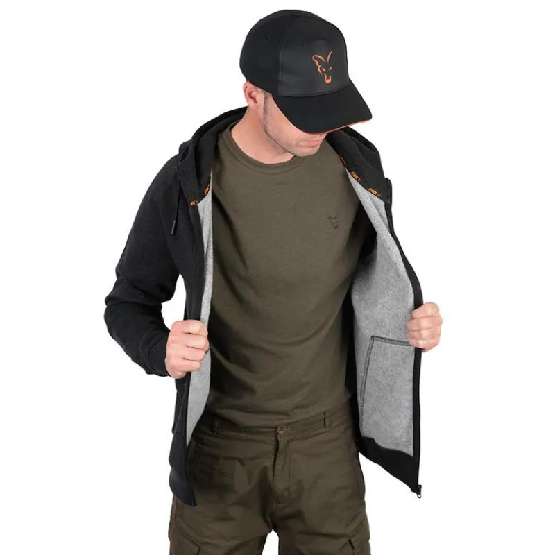 Fox Sweat Homme Collection Lw Hoody Black & Orange - Noir * Sweats & Polaires