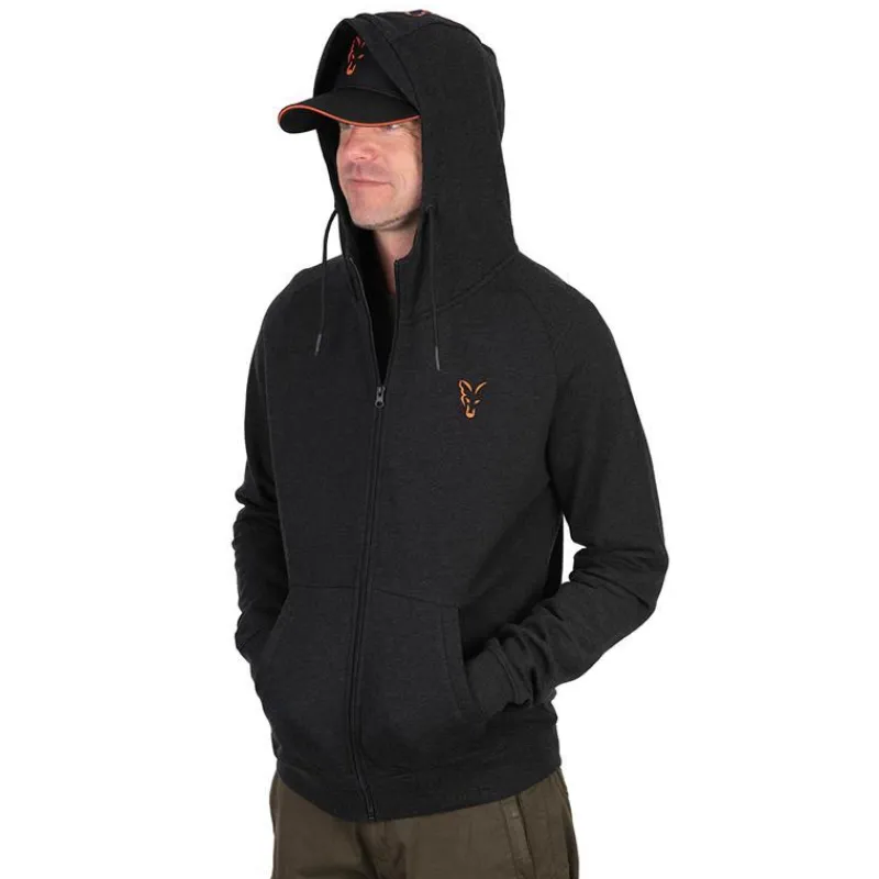 Fox Sweat Homme Collection Lw Hoody Black & Orange - Noir * Sweats & Polaires