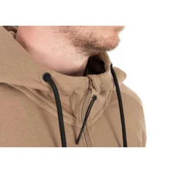 Sweat Homme Fox Collection Lw Zip Hoody - Tan
