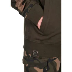 Fox Sweat Homme Lw Khaki/Camo Split Zip Hoody - Kaki/Camo * Sweats & Polaires
