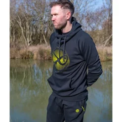 Fox Matrix Sweat Homme Large Fade Logo Hoody - Noir * Sweats & Polaires