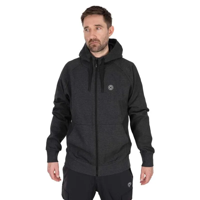 Fox Matrix Sweat Homme Zipped Hoody - Noir * Sweats & Polaires