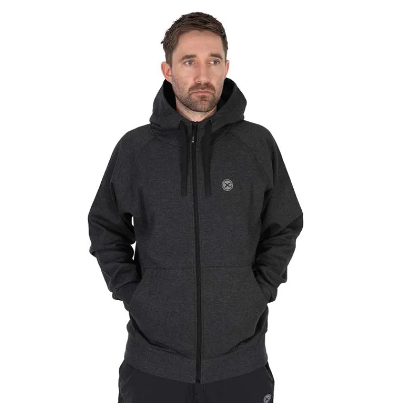 Fox Matrix Sweat Homme Zipped Hoody - Noir * Sweats & Polaires