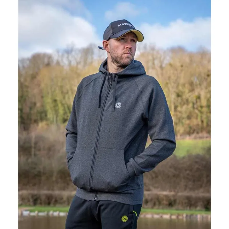 Fox Matrix Sweat Homme Zipped Hoody - Noir * Sweats & Polaires