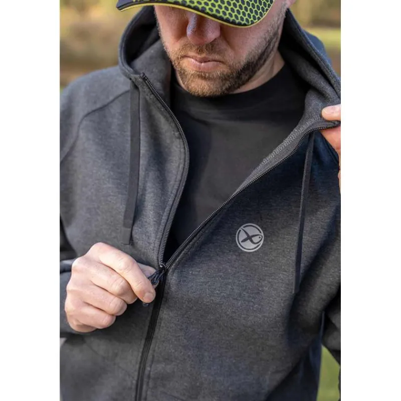 Fox Matrix Sweat Homme Zipped Hoody - Noir * Sweats & Polaires