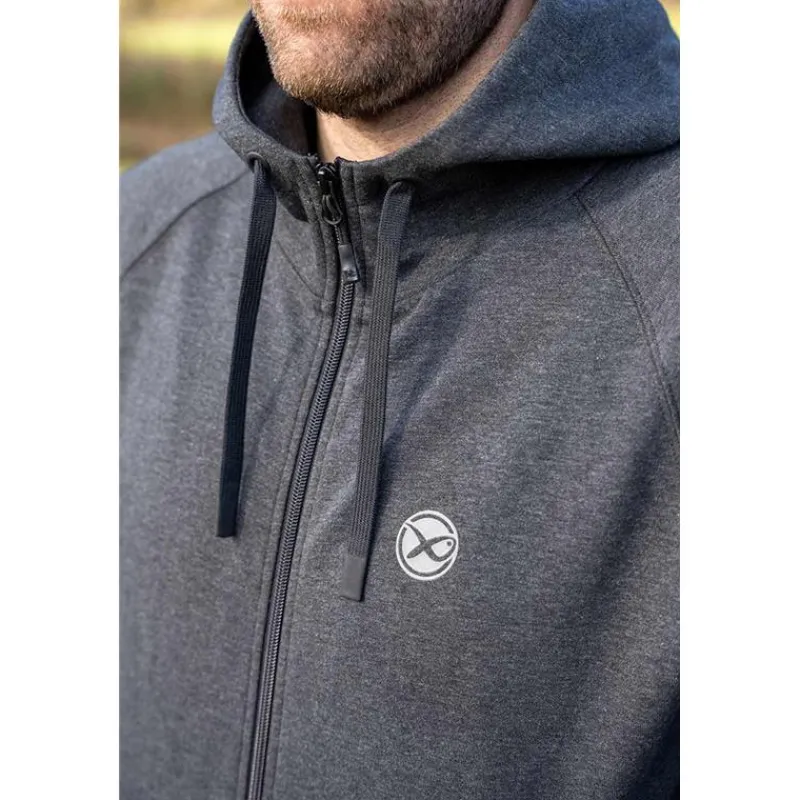 Fox Matrix Sweat Homme Zipped Hoody - Noir * Sweats & Polaires