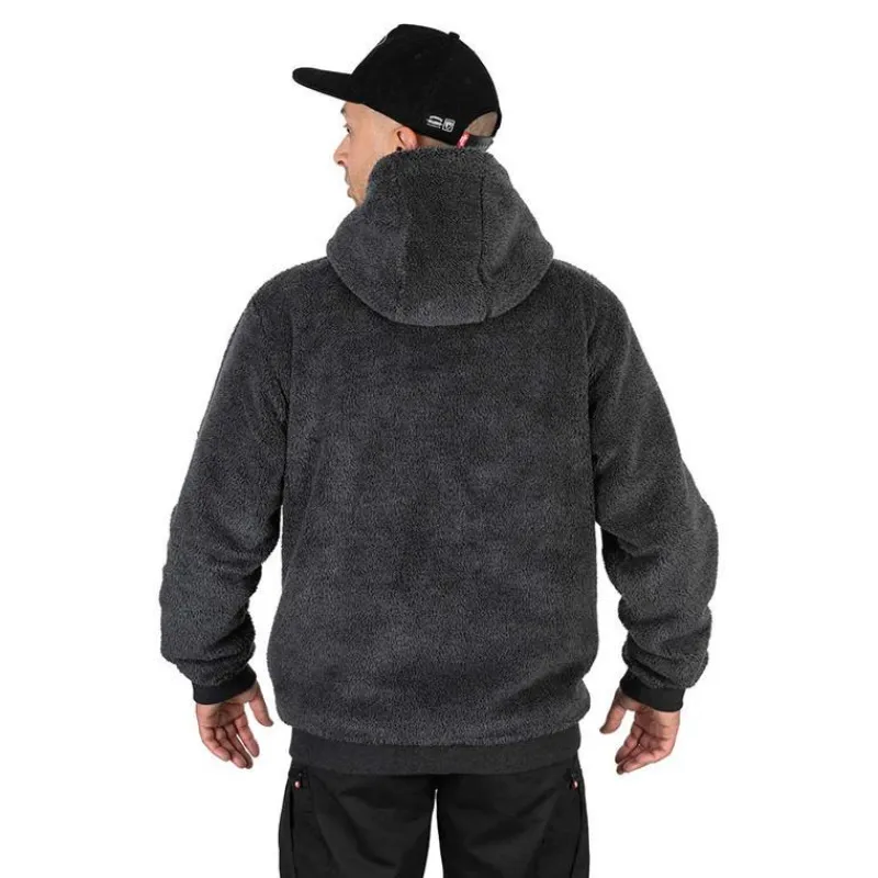Fox Rage Sweat Homme Reversible Sherpa Hoody - Noir * Sweats & Polaires