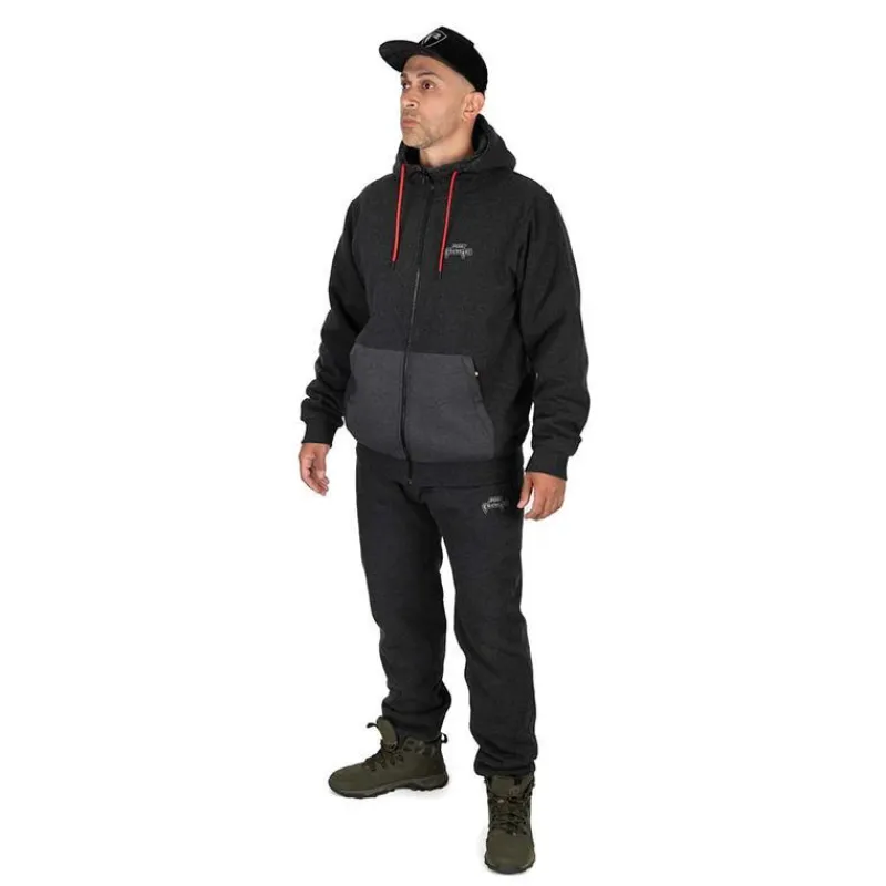 Fox Rage Sweat Homme Reversible Sherpa Hoody - Noir * Sweats & Polaires