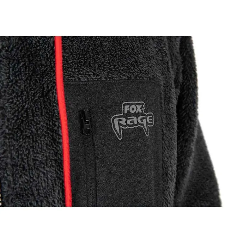 Fox Rage Sweat Homme Reversible Sherpa Hoody - Noir * Sweats & Polaires