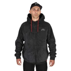 Fox Rage Sweat Homme Reversible Sherpa Hoody - Noir * Sweats & Polaires