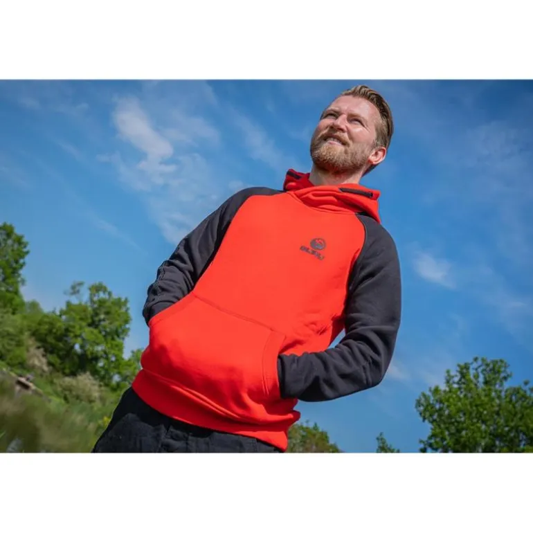 Sweat Homme Guru Hoodie - Rouge/Noir