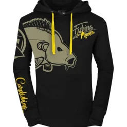Hot Spot Design Sweat Homme Fishing Mania Carpfishing - Noir * Sweats & Polaires