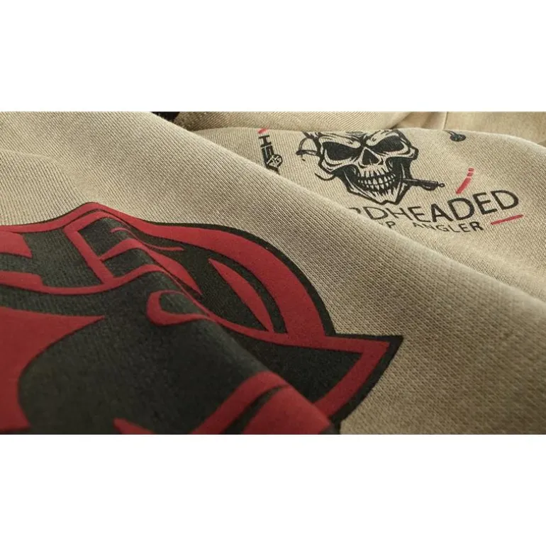 Sweat Homme Hot Spot Design Hoodie Hardheaded - Beige