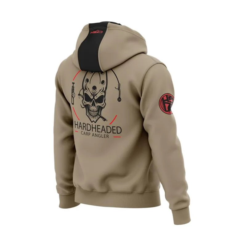 Sweat Homme Hot Spot Design Hoodie Hardheaded - Beige
