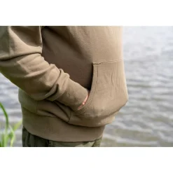 Korum Sweat Homme Classic Barbel Hoodie - Kaki * Sweats & Polaires