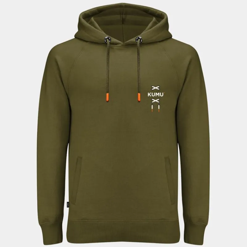 Kumu Sweat Homme Hoody True Leather - Kaki * Sweats & Polaires
