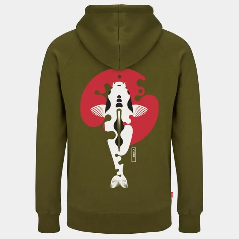Kumu Sweat Homme Rising Sun - Kaki * Sweats & Polaires