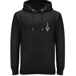 Sweat Homme Kumu X Pole Position Hoodie New Moon - Noir