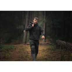 Sweat Homme Nash Zero Tolerance Wind Chill Hoody Varsity - Kaki