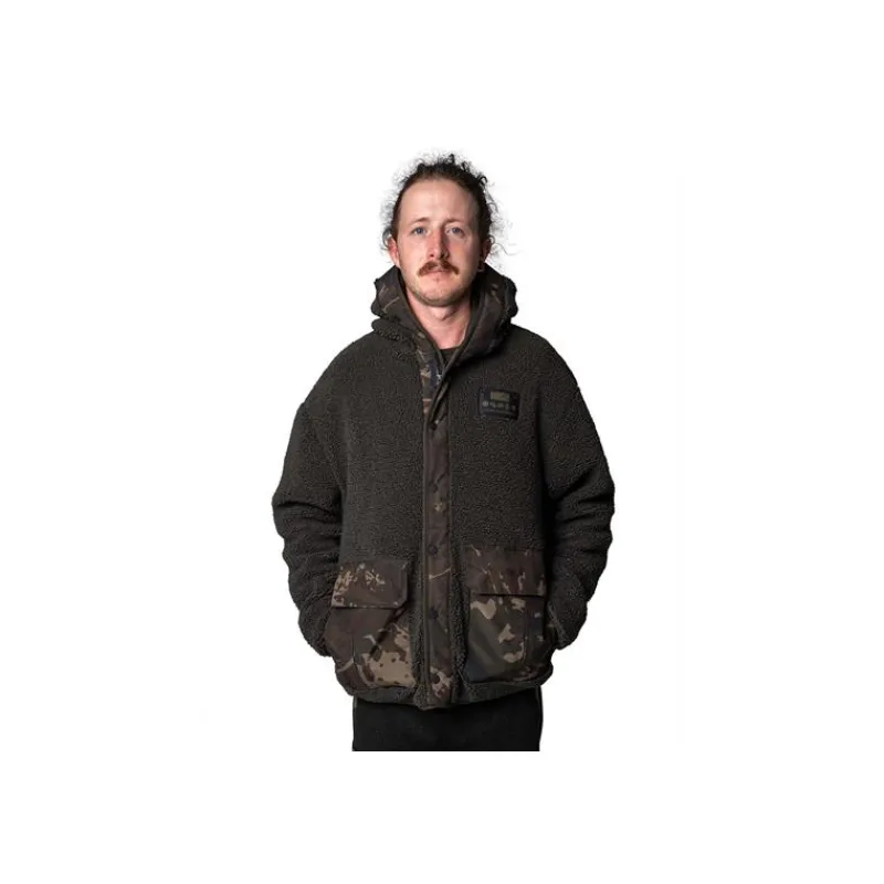 Nash Sweat Homme Zero Tolerance Sherpa Fleece Hoody - Camo * Sweats & Polaires
