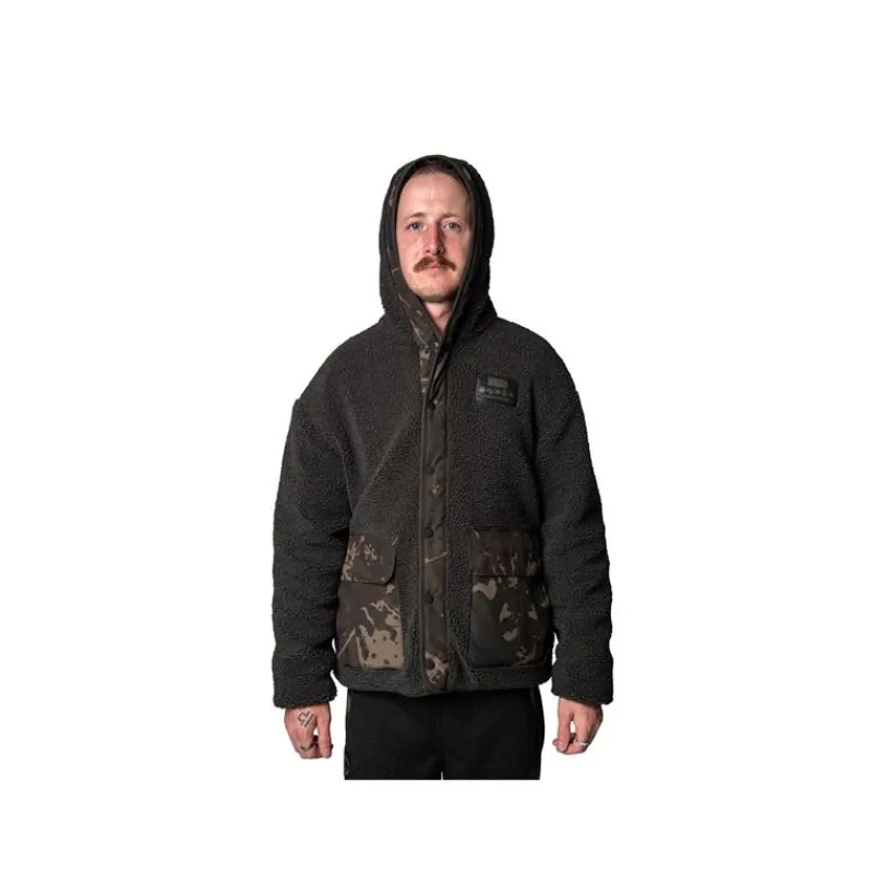 Nash Sweat Homme Zero Tolerance Sherpa Fleece Hoody - Camo * Sweats & Polaires