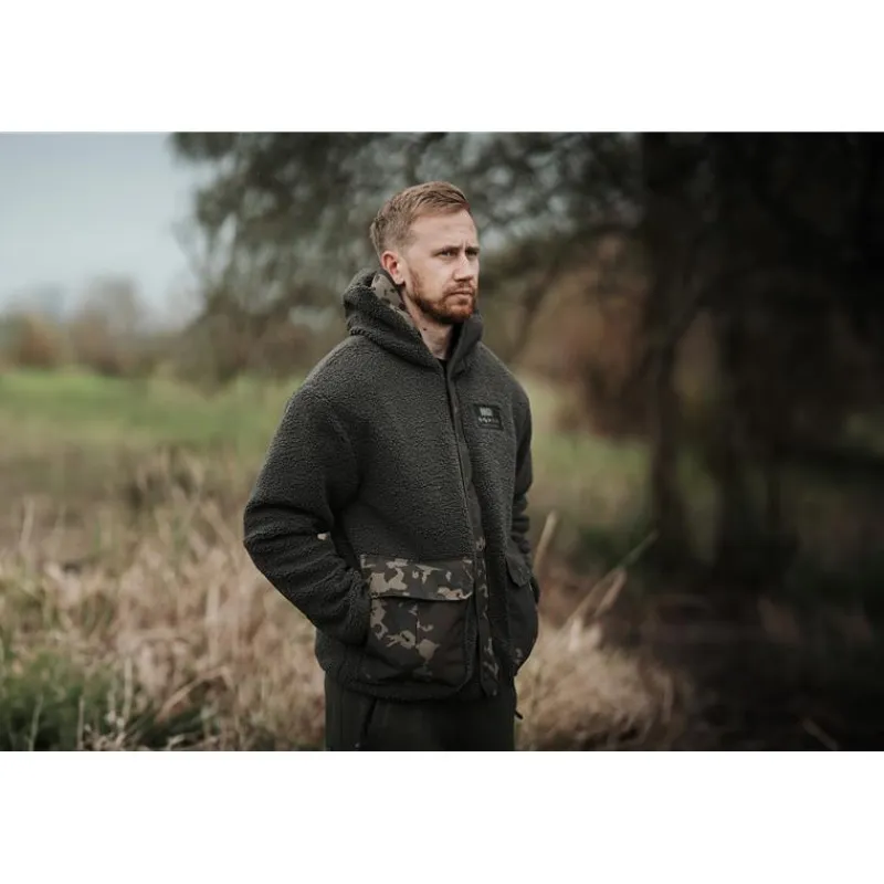 Nash Sweat Homme Zero Tolerance Sherpa Fleece Hoody - Camo * Sweats & Polaires