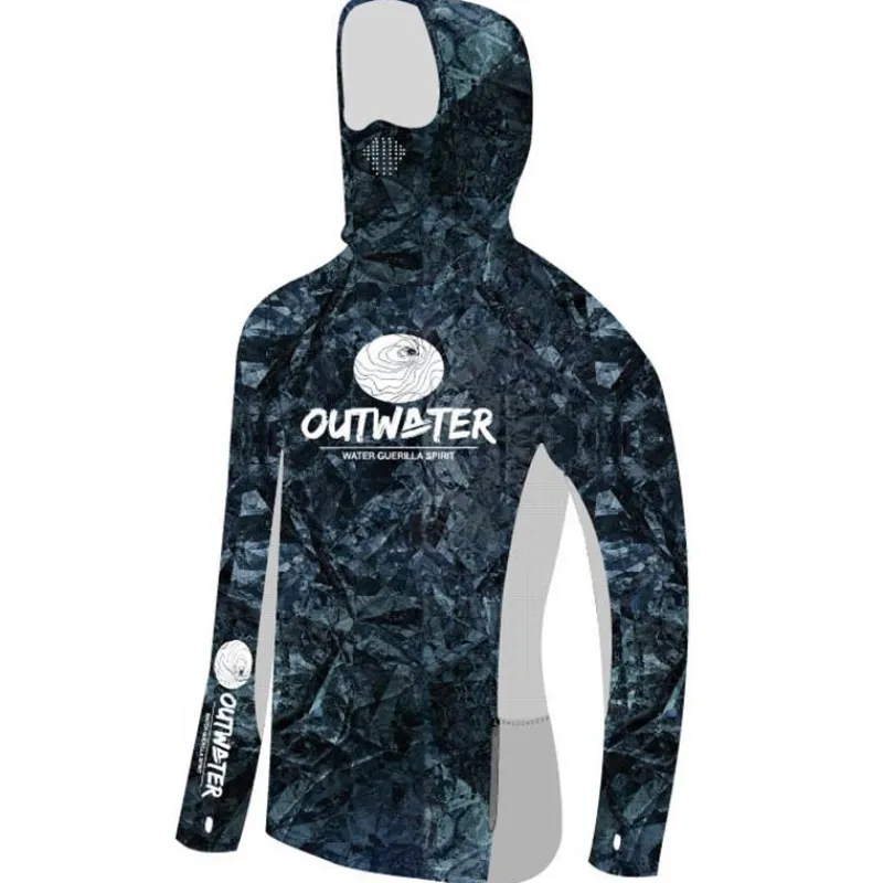 Outwater Sweat Homme Guerilla Pro Dark Blue * Anti-Uv