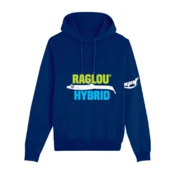 Sweat Homme Ragot Raglou Hybrid Hoodie - Bleu