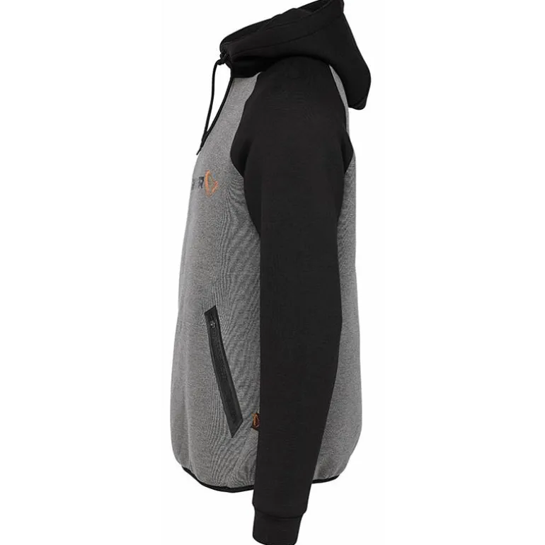 Sweat Homme Savage Gear Tec-Foam Hoodie - Gris/Noir