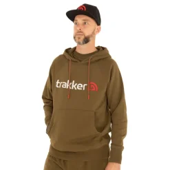Sweat Homme Trakker Cr Logo Hoody - Kaki