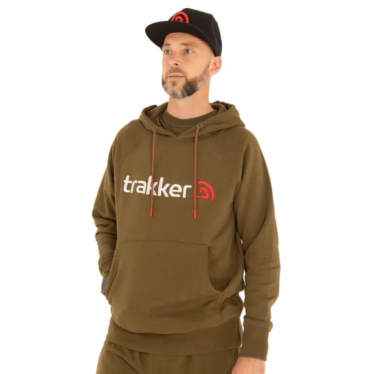 Sweat Homme Trakker Cr Logo Hoody - Kaki