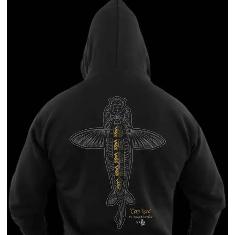 Vass Sweat Homme Carp Rising Hoodie - Noir * Sweats & Polaires