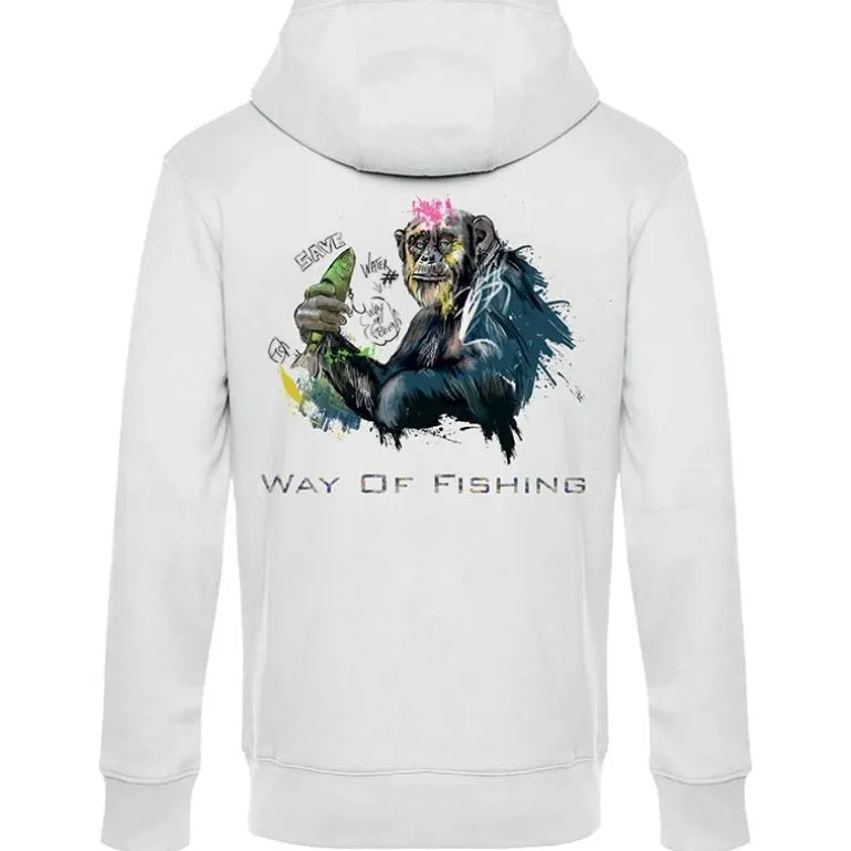 Sweat Homme W.O.F. Bonobo - Blanc