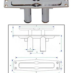 Plastimo Taquet De Pont Retractable * Equipements Bateau & Annexe